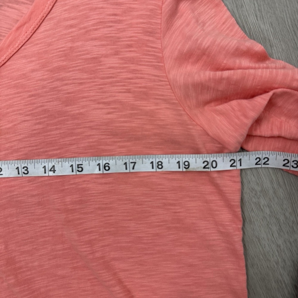 Wilt Shirt XL Coral Long Sleeve Tunic 100% Cotton Capsule Comfy Casual Minimal - Picture 5 of 5